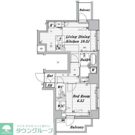 メイクスデザイン両国NORTHの物件間取画像